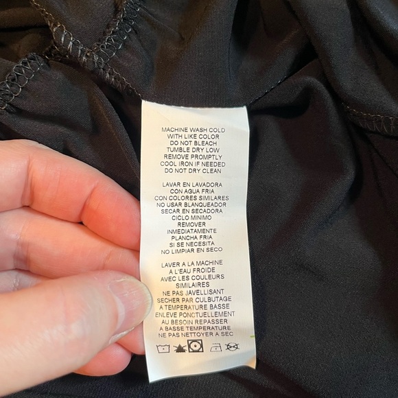 NWT Nicole Miller Casual Black Dress - Picture 7 of 9